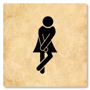 WC ženy, 100x100mm, pergamen, Nevada